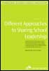Different approaches to sharing school leadership